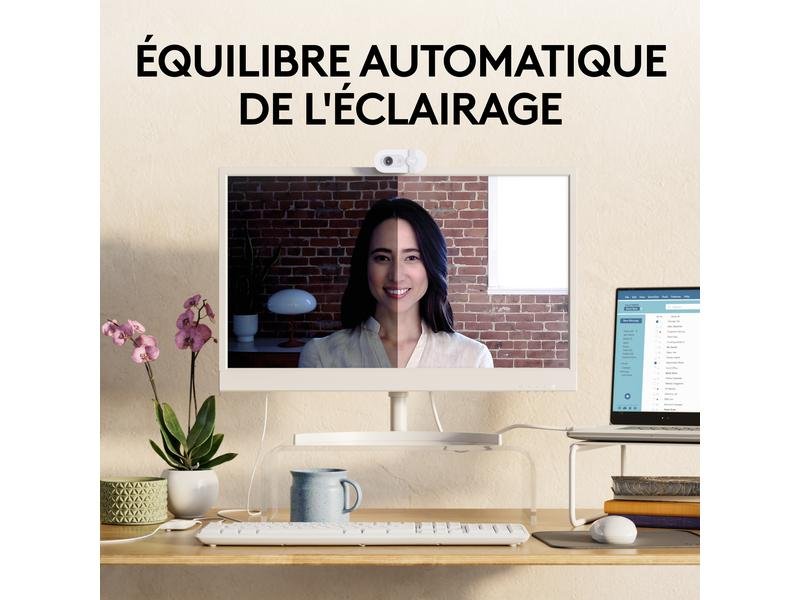 Logitech Brio 100 Blanc 3