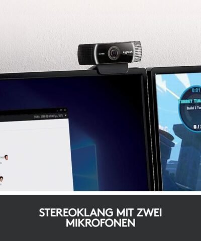 Logitech Webcam C922 Pro Stream , mit Stativ, Full-HD 1080p, USB 5