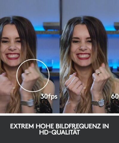 Logitech Webcam C922 Pro Stream , mit Stativ, Full-HD 1080p, USB 4