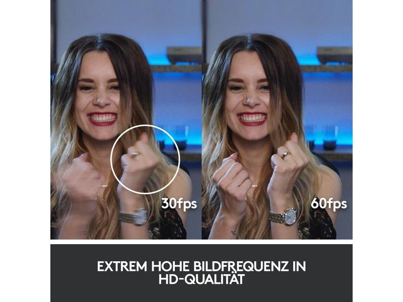 Logitech Webcam C922 Pro Stream , mit Stativ, Full-HD 1080p, USB 4