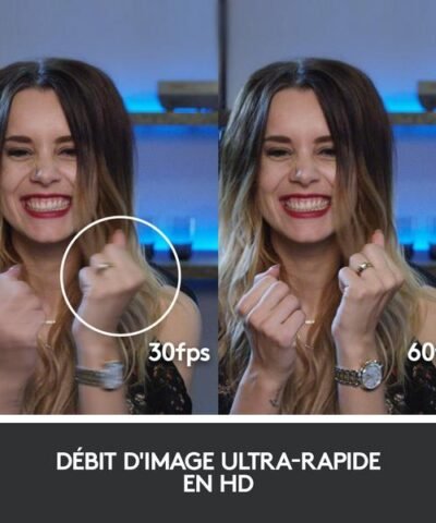 Logitech Webcam C922 Pro Stream , avec trépied, Full-HD 1080p, USB 4