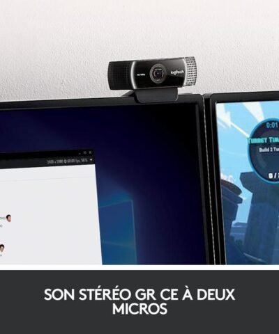 Logitech Webcam C922 Pro Stream , avec trépied, Full-HD 1080p, USB 5