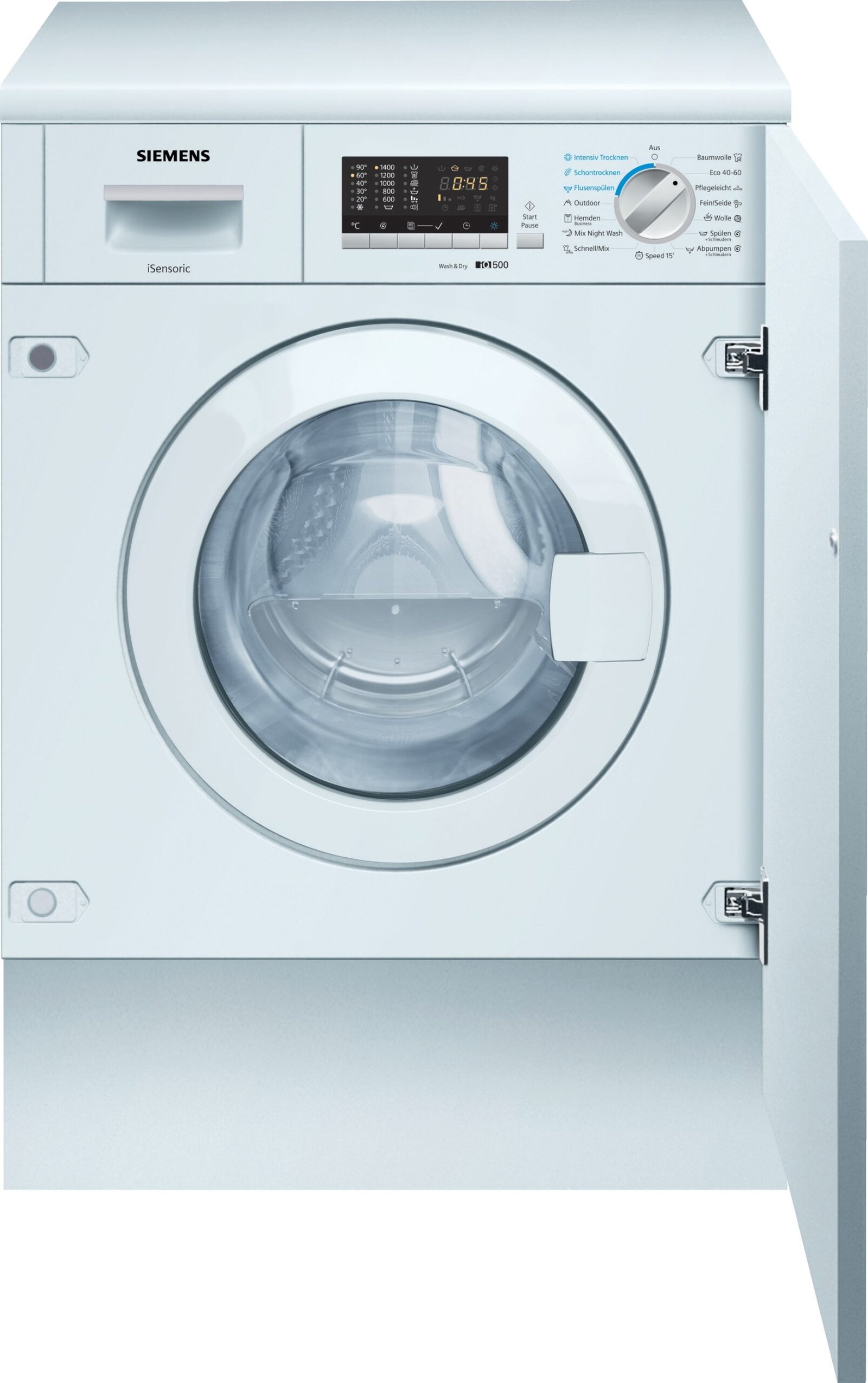 Lave-linge sèche-linge Encastrable - Siemens iQ500 WK14D543CH