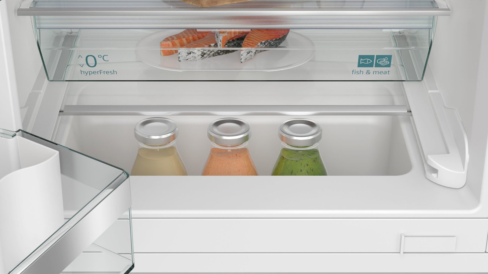 Réfrigérateur intégrable avec compartiment congélation sous plan - Siemens iQ500 - KU22LACD0H – Image 4
