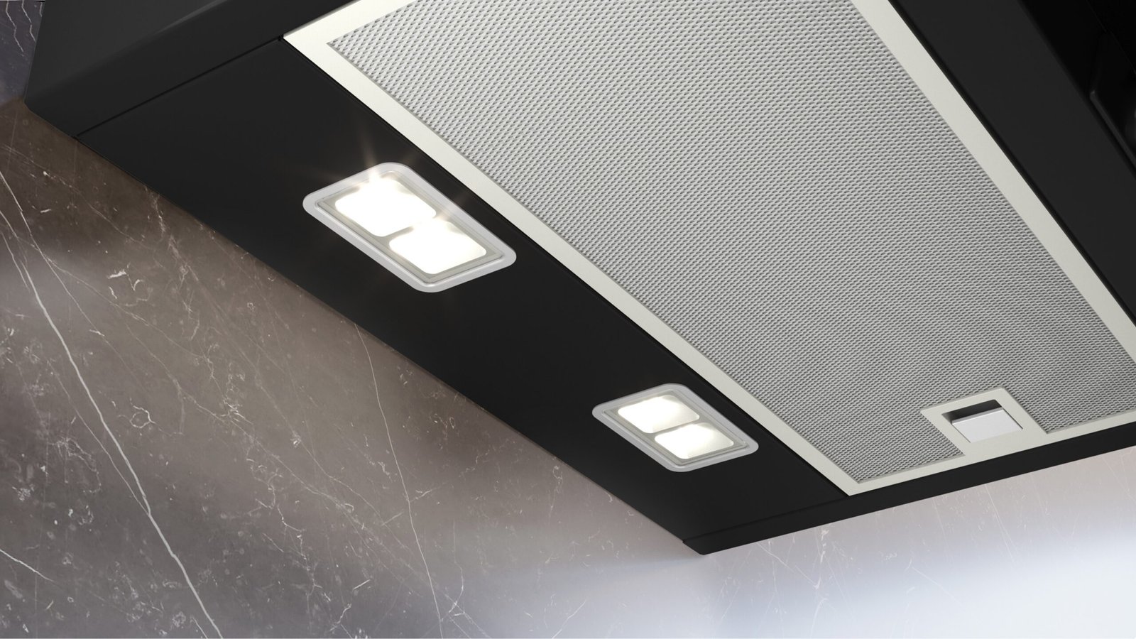 Wandhaube 80 cm Schwarz mit geprägtem glas LC87KFN60 - Einbau - Siemens iQ300 – Bild 5