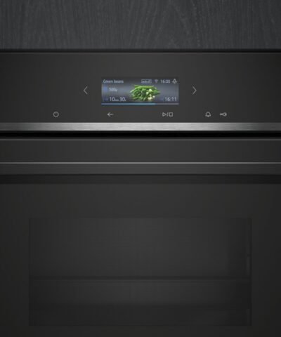 Alternative view of Four vapeur encastrable 60 x 45 cm Noir - Siemens iQ700  CD714GXB1