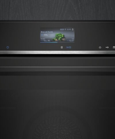 Alternative view of Einbau-Kompaktdampfbackofen Siemens Schwarz - HS736G3B1C