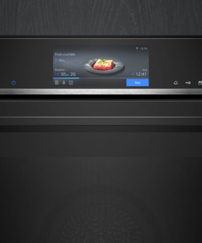 Alternative view of Four combiné vapeur Encastrable Siemens Noir - HS758G3B1C