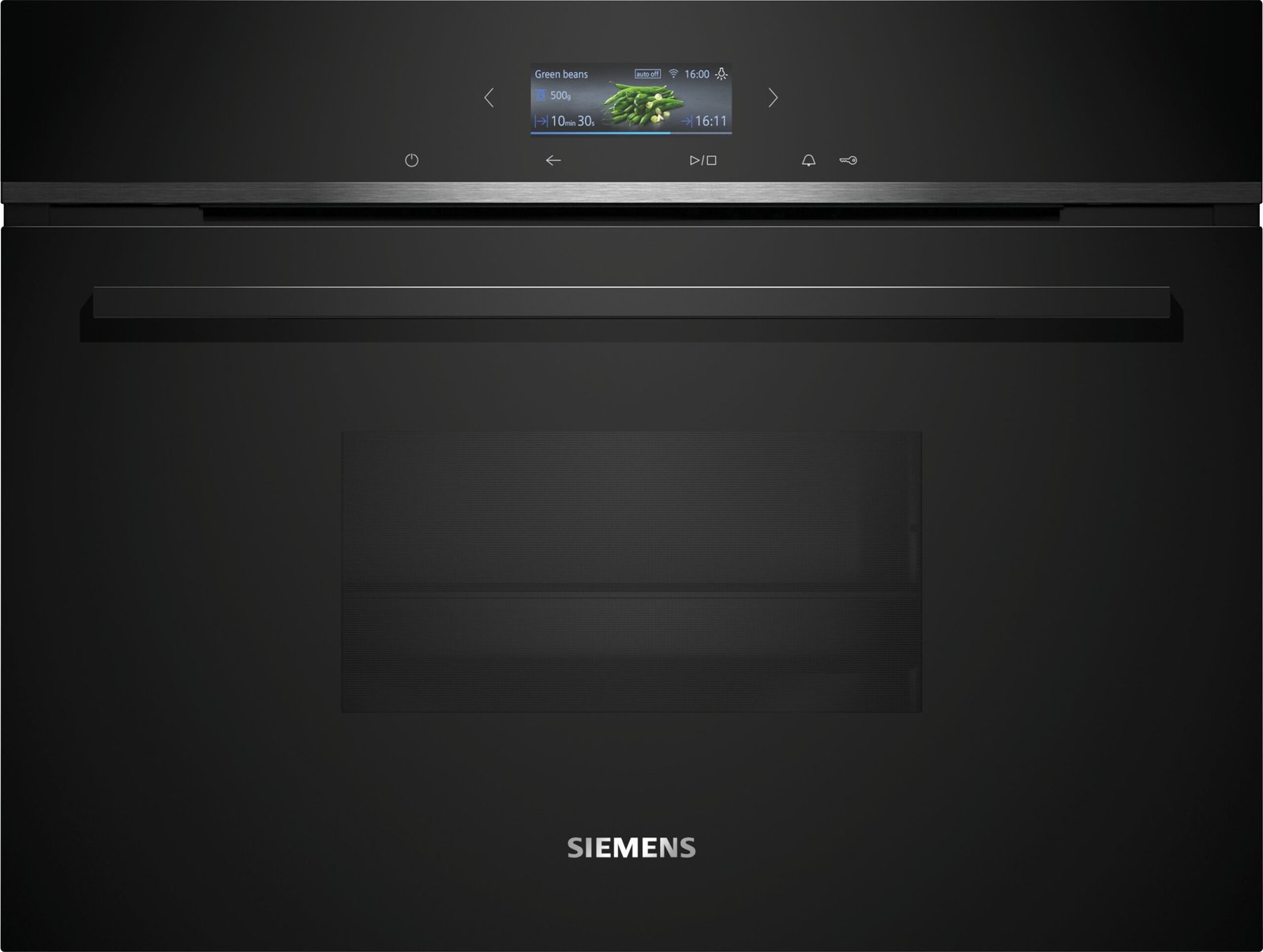 Dampf-backofen, einbaugerät, 60 x 45 cm Schwarz - Siemens iQ700 CD714GXB1