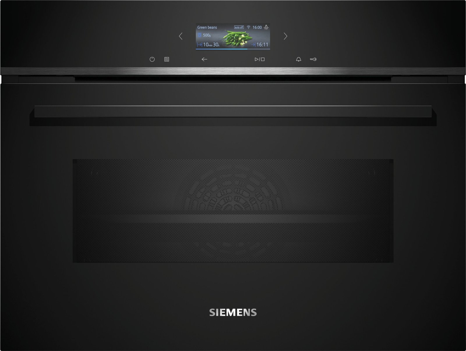 Einbau-Backofen mit Mikrowellenfunktion 60 x 45 cm Schwarz CM724G1B1 Siemens - iQ700