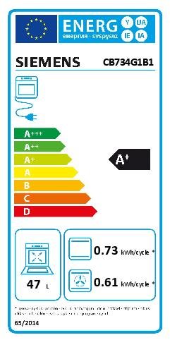 Einbaubackofen Siemens Schwarz - CB734G1B1 – Bild 7