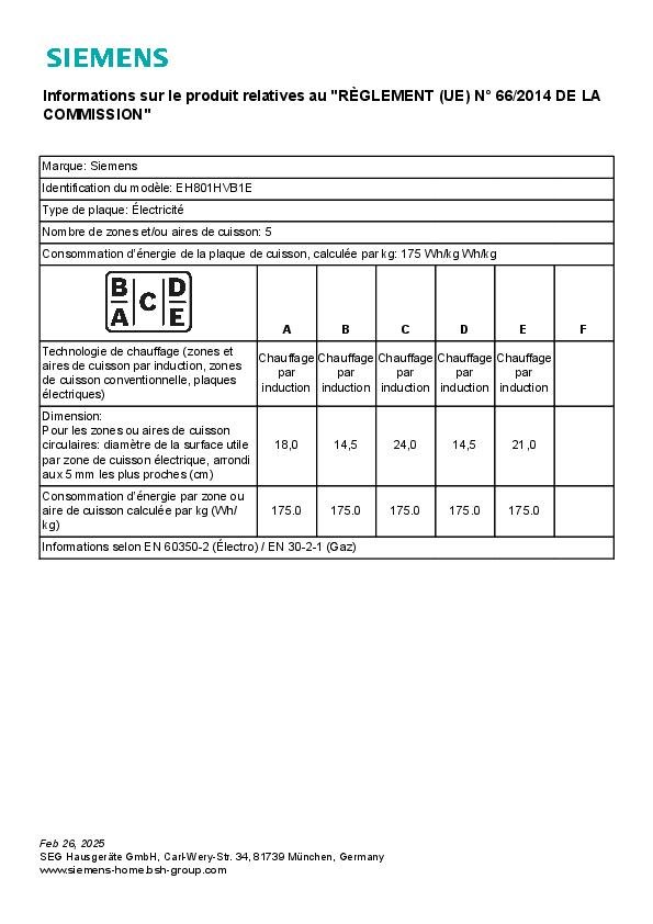Induktionskochfeld Einbau Schwarz - Siemens EH801HVB1E – Bild 5