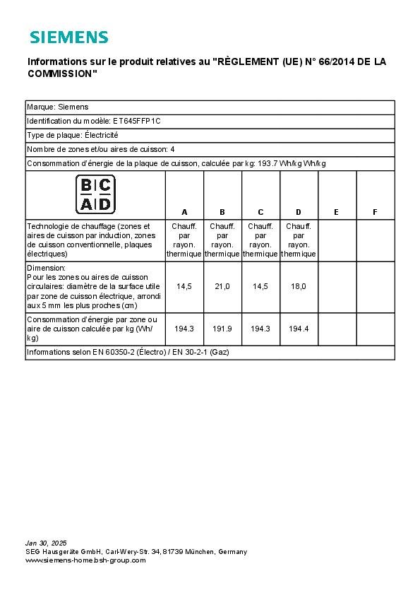 Glaskeramik Kochfeld Einbau Schwarz - Siemens ET645FFP1C – Bild 5