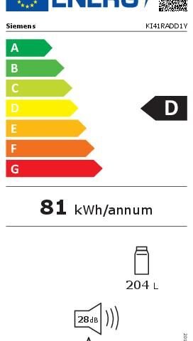 Alternative view of Réfrigérateur intégrable - Siemens iQ500 - KI41RADD1Y