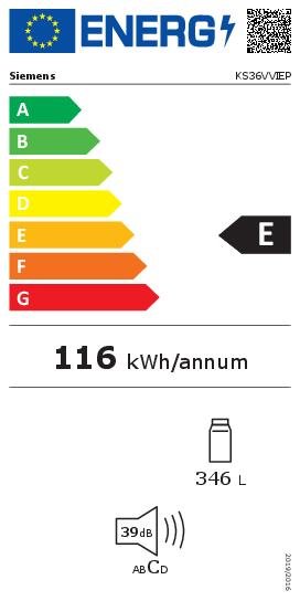 Réfrigérateur pose libre - Siemens iQ300 - KS36VVIEP – Image 7