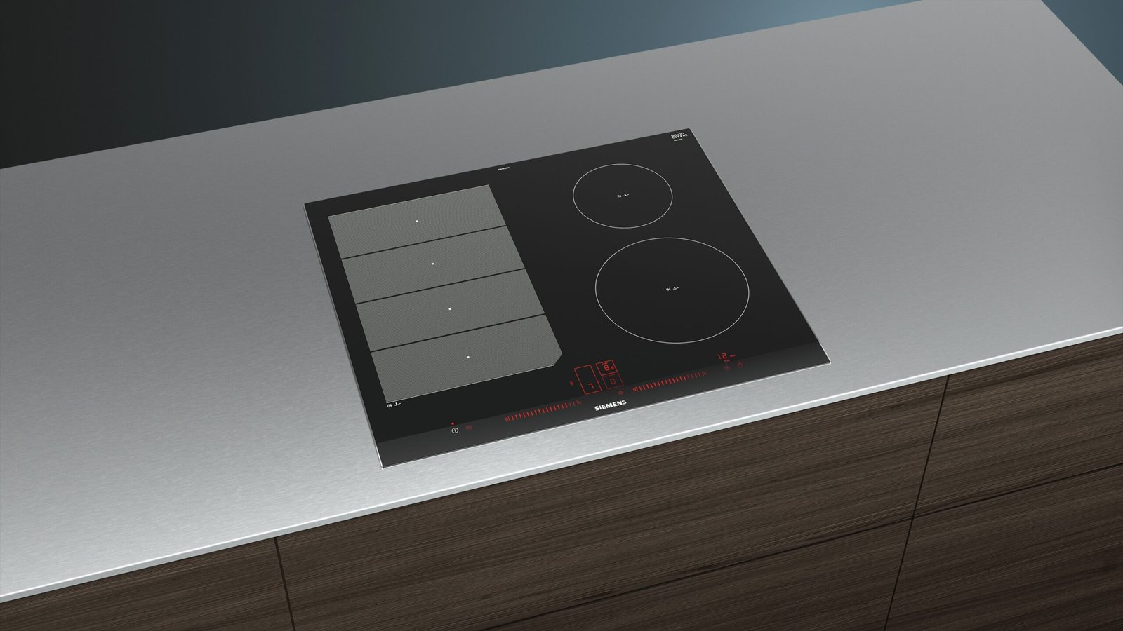Table de cuisson à induction Encastrable Noir - Siemens EX675LEC1E – Image 5