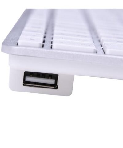 LMP Clavier KB-1243 Argent, Mac CH layout avec pavé numérique 6