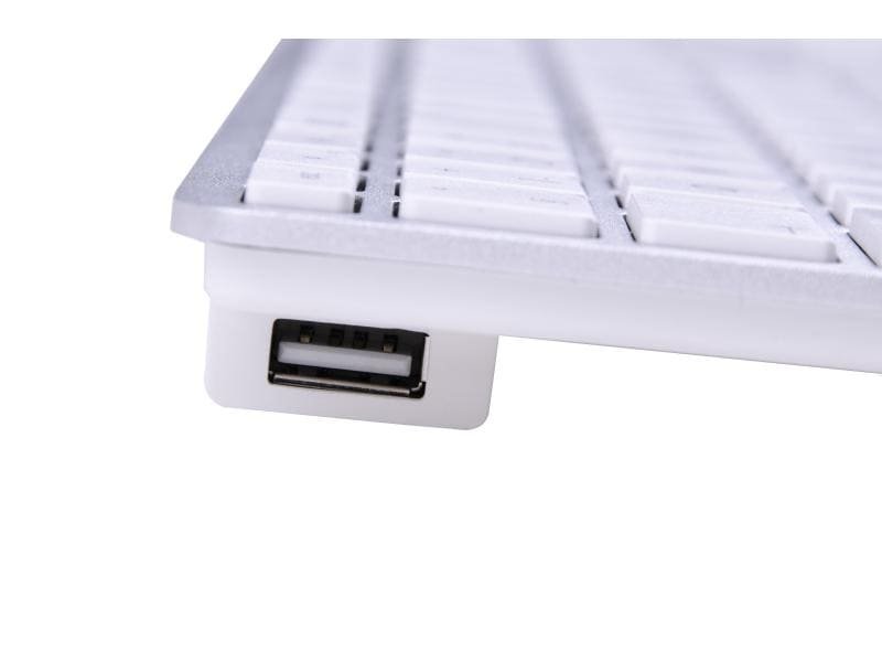 LMP Clavier KB-1243 Argent, Mac CH layout avec pavé numérique 6