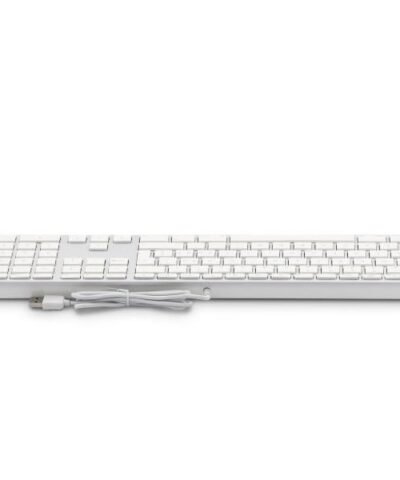 LMP Clavier KB-1243 Argent, Mac CH layout avec pavé numérique 5