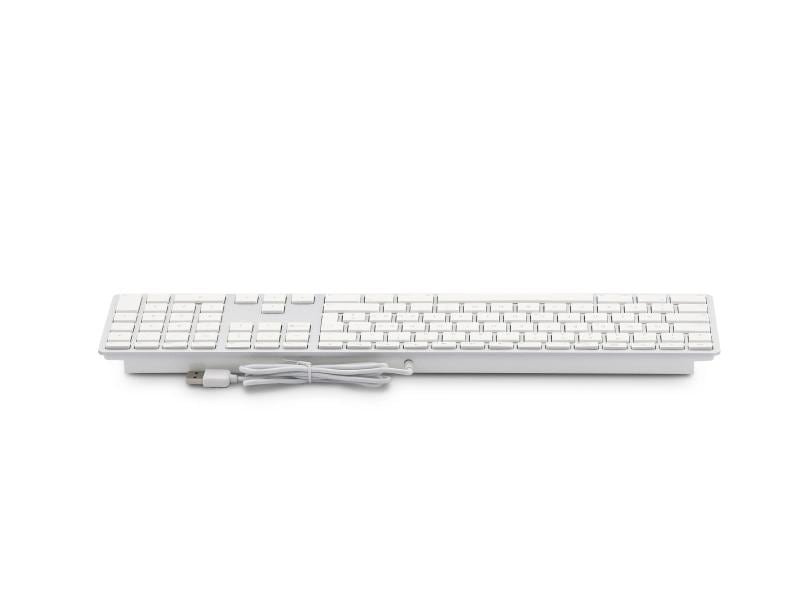 LMP Clavier KB-1243 Argent, Mac CH layout avec pavé numérique 5
