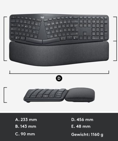 Logitech Tastatur K860 for Business 8