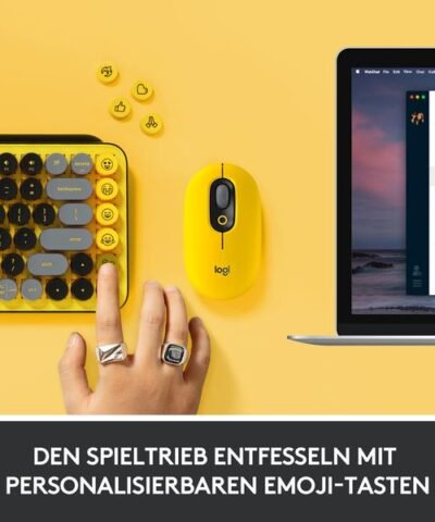Logitech Tastatur POP Keys Blast Yellow 3