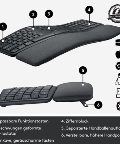 Logitech Tastatur Ergo K860 4