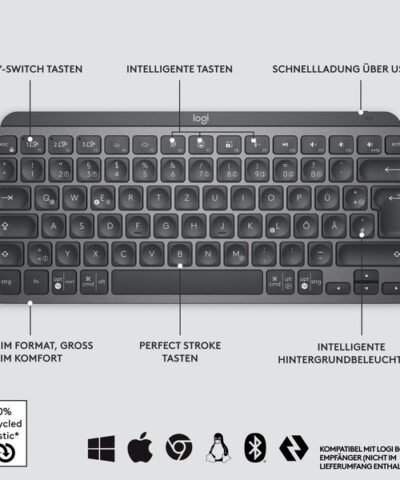 Logitech Tastatur MX Keys Mini Graphite CH-Layout 6