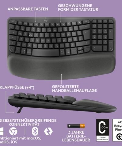 Logitech Tastatur Wave Keys 7