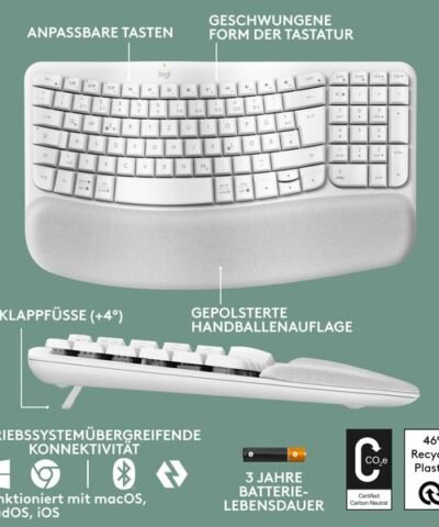 Logitech Tastatur Wave Keys 7