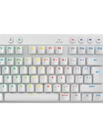Logitech Clavier de gaming Pro X TKL Rapid Blanc 1