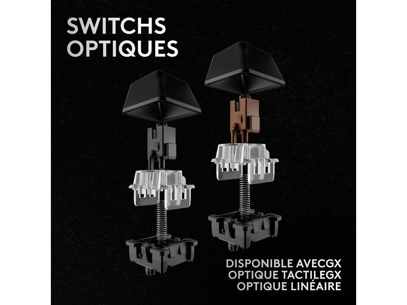 Logitech Clavier de gaming Pro X 60 Lightspeed Black 6