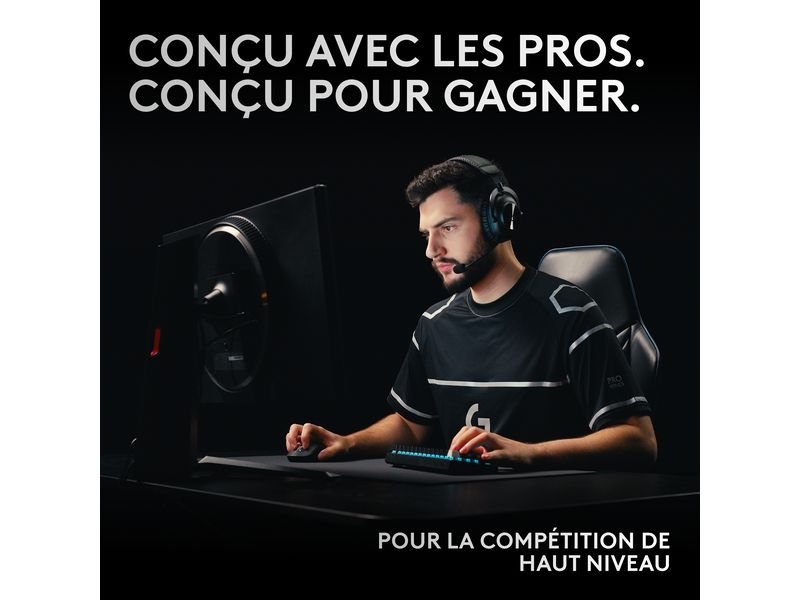 Logitech Clavier de gaming Pro X 60 Lightspeed Black 1