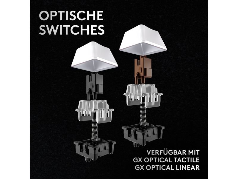 Logitech Gaming-Tastatur Pro X 60 Lightspeed White 6