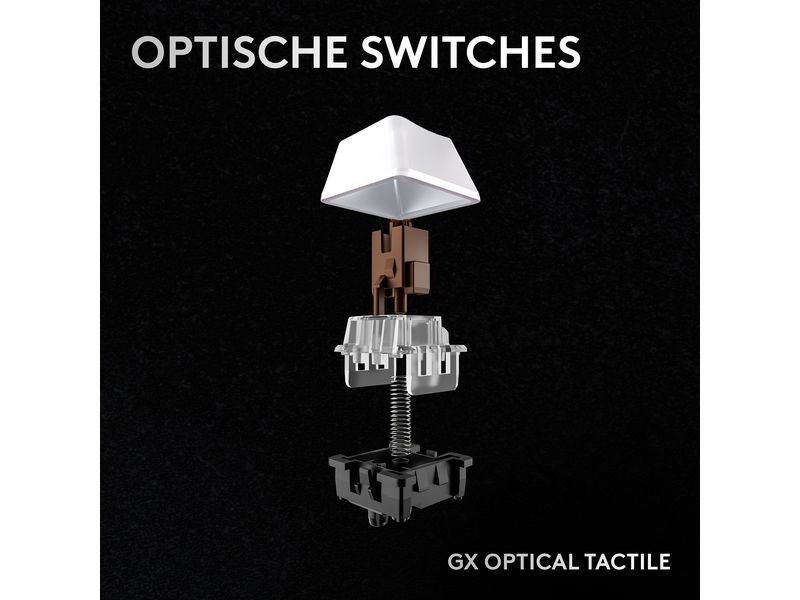 Logitech Gaming-Tastatur Pro X 60 Lightspeed White 7