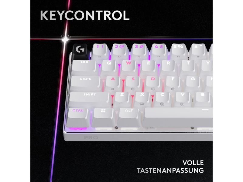 Logitech Gaming-Tastatur Pro X 60 Lightspeed White 3