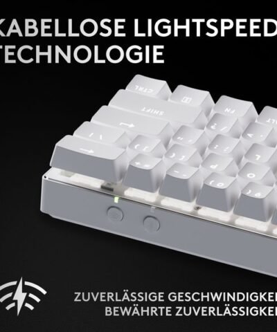 Logitech Gaming-Tastatur Pro X 60 Lightspeed White 2