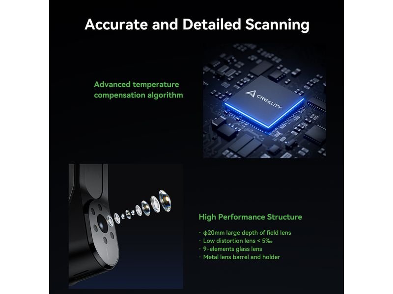 Creality Scanner 3D CR-Scan Raptor 4