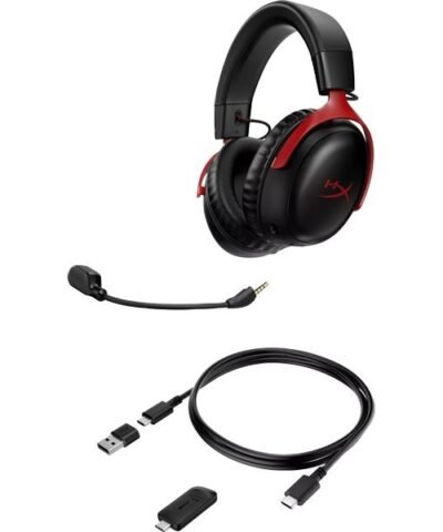 HyperX Écouteurs Cloud III Wireless Rouge/Noir 3