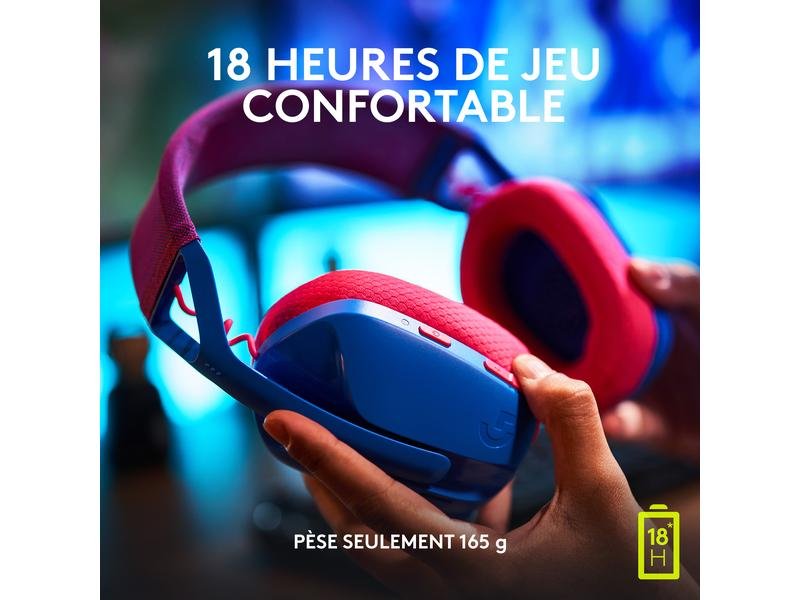 Logitech Écouteurs G435 Gaming Lightspeed Bleu 6