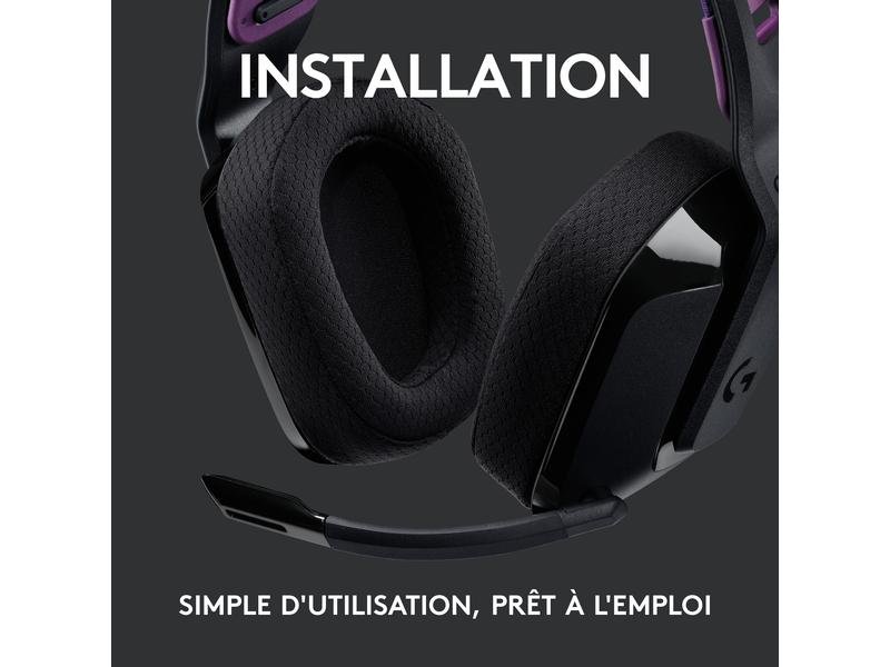 Logitech Écouteurs G535 Lightspeed Noir 3