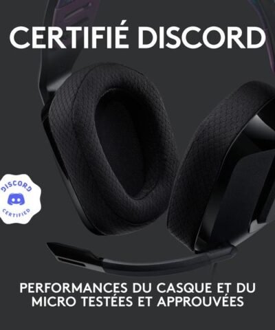 Logitech Écouteurs G535 Lightspeed Noir 7