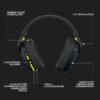 Logitech Headset G435 Gaming Lightspeed Schwarz 8