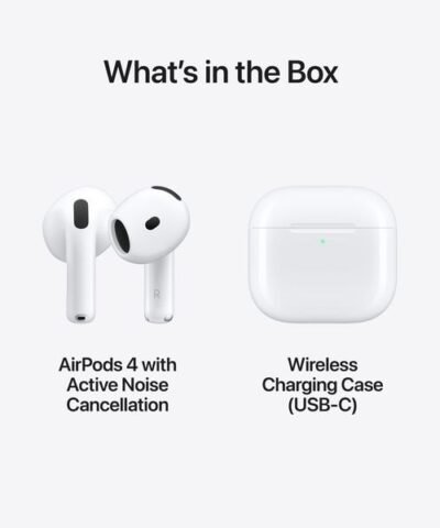 Apple True Wireless In-Ear-Kopfhörer AirPods 4 ANC USB-C & MagSafe 8