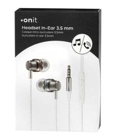 onit In-Ear-Kopfhörer 3.5 mm Klinke Weiss 4