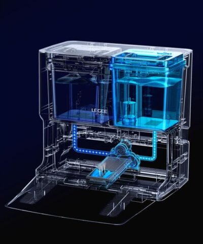 Hobot Robot d’aspiration et d’essuyage Legee D8 avec Clean Base 7