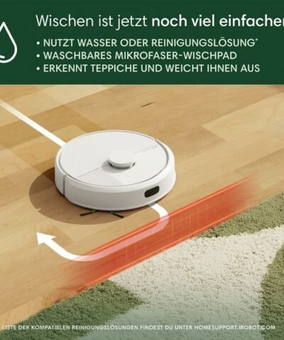 iRobot Robot d’aspiration et d’essuyage Roomba 105 Combo Blanc 5