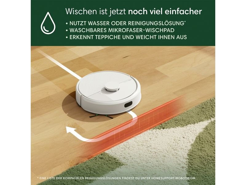 iRobot Robot d’aspiration et d’essuyage Roomba 105 Combo Blanc 5
