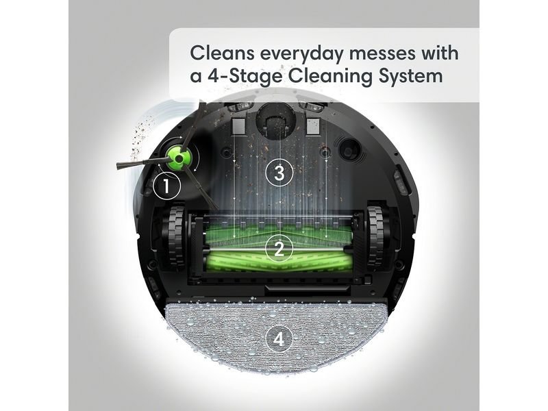 iRobot Robot d’aspiration et d’essuyage Roomba Combo j5 2