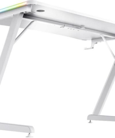 Trust Table de jeu GXT 709W Luminus RGB Blanc 5